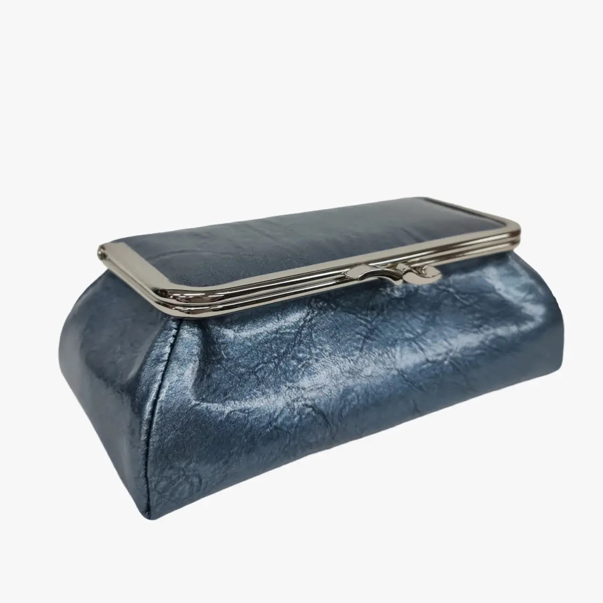 Icy Blue Genuine Leather Travel Bag - Marina Korneev