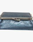 Icy Blue Genuine Leather Travel Bag - Marina Korneev