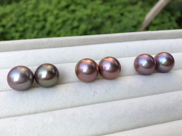 Color treated Chinese Freshwater pearls.