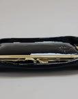 Laquered Black Smooth Genuine Leather Travel Bag (Copy) - Cosmetic Bag