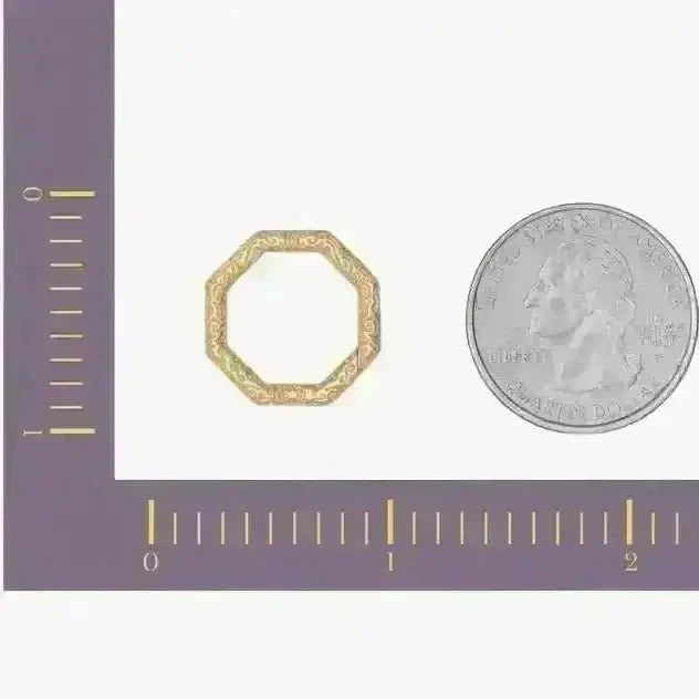 Octagon - Shaped Carabiner Clasp - Marina Korneev