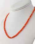 Orange Ethiopian Opal Necklace - Marina Korneev Fine Pearls