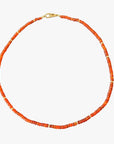 Orange Ethiopian Opal Necklace - Marina Korneev Fine Pearls