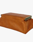 Orange Genuine Leather Travel Bag - Marina Korneev