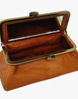 Orange Genuine Leather Travel Bag - Marina Korneev