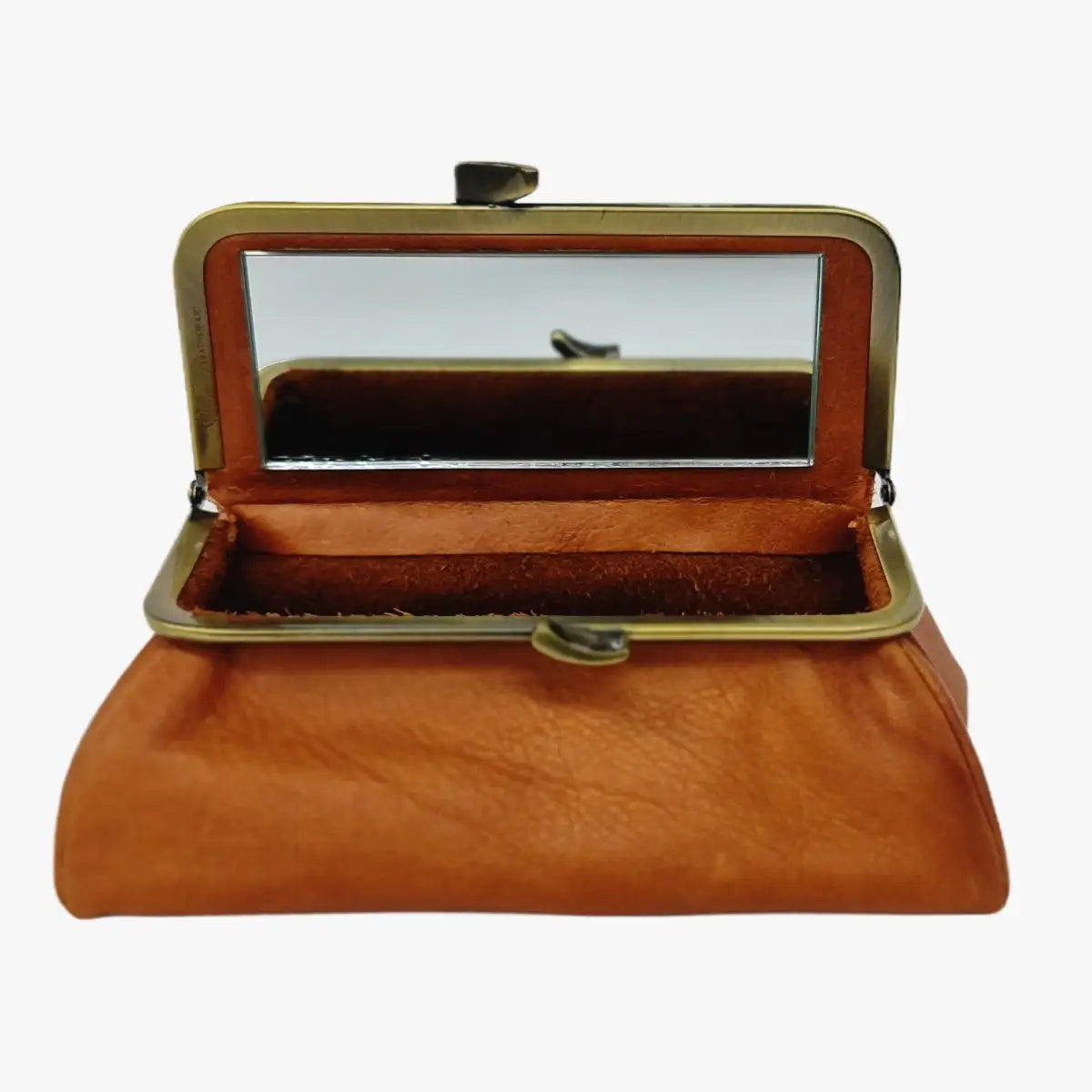 Orange Genuine Leather Travel Bag - Marina Korneev