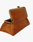 Orange Genuine Leather Travel Bag - Marina Korneev