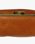 Orange Genuine Leather Travel Bag - Marina Korneev