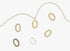 Oval-Shaped Carabiner Clasp Charm, detail view
