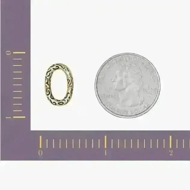 Oval - Shaped Carabiner Clasp - Marina Korneev