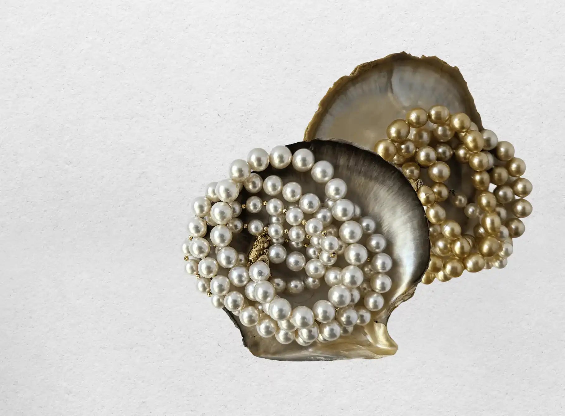 White and Golden South Sea Pearls - Marina Korneev Fine Pearls