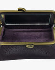 Dark Prune Genuine Leather Travel Bag - Marina Korneev