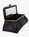 Dark Prune Genuine Leather Travel Bag - Marina Korneev