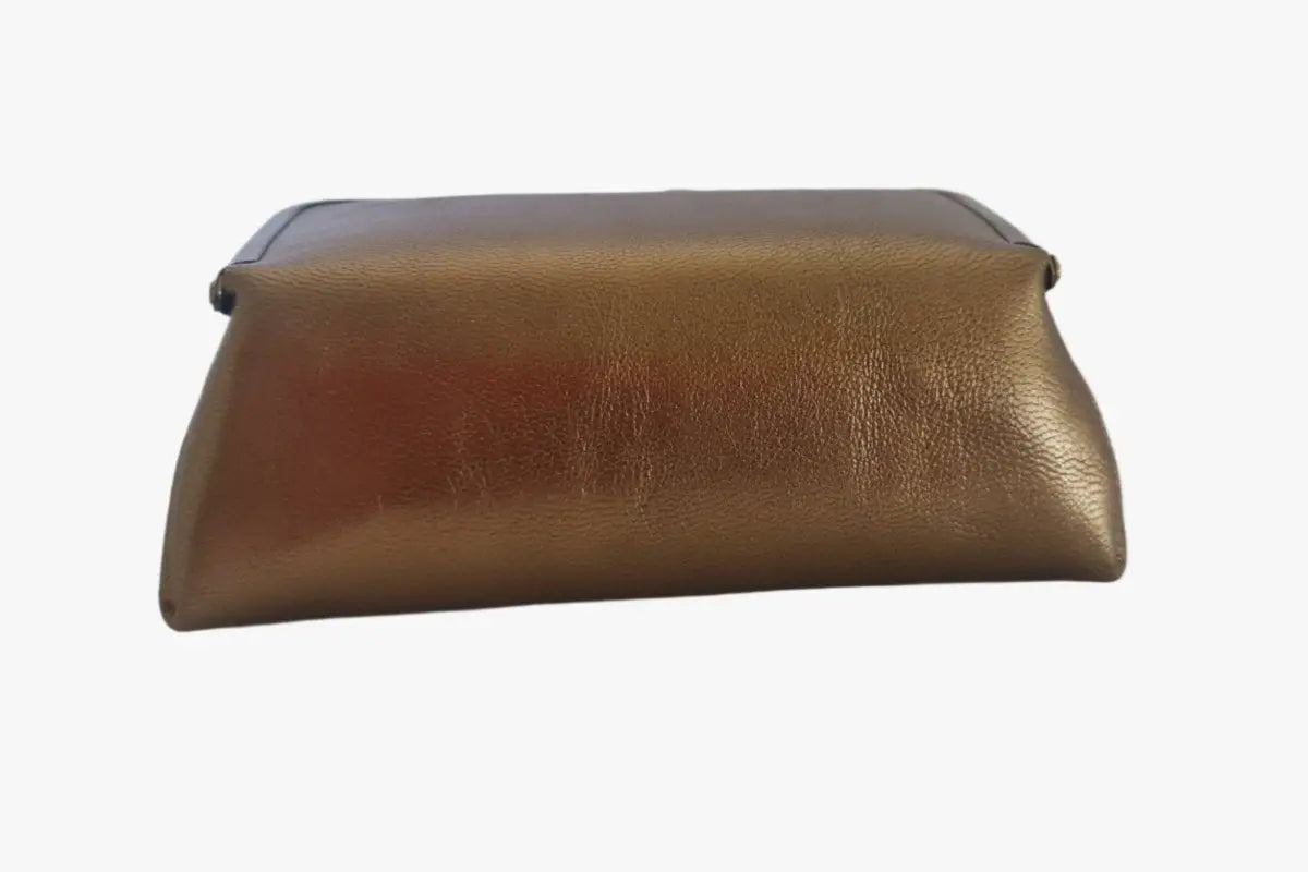 Rose Gold Handmade Genuine Leather Travel Bag - Marina Korneev