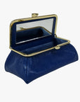 Royal Blue Genuine Leather Travel Bag - Marina Korneev