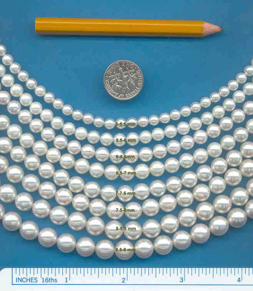 Pearl Sizes - Marina Korneev Pearls