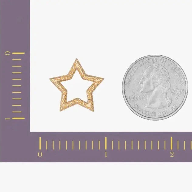 Star-Shaped Carabiner Clasp Charm - Marina Korneev