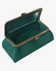 Teal Handmade Genuine Leather Travel Bag - Marina Korneev