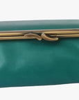 Teal Handmade Genuine Leather Travel Bag - Marina Korneev