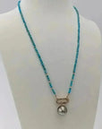 Tiny Arizona Turquoise Bead Add - a - Clasp Necklace - Marina Korneev