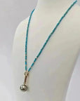 Tiny Arizona Turquoise Bead Add - a - Clasp Necklace - Marina Korneev