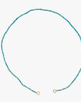 Tiny Arizona Turquoise Bead Claspless Necklace - Marina Korneev