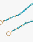 Tiny Arizona Turquoise Bead Claspless Necklace - Marina Korneev