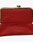 Tomato Red Genuine Leather Travel Bag - Marina Korneev