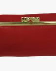 Tomato Red Genuine Leather Travel Bag - Marina Korneev