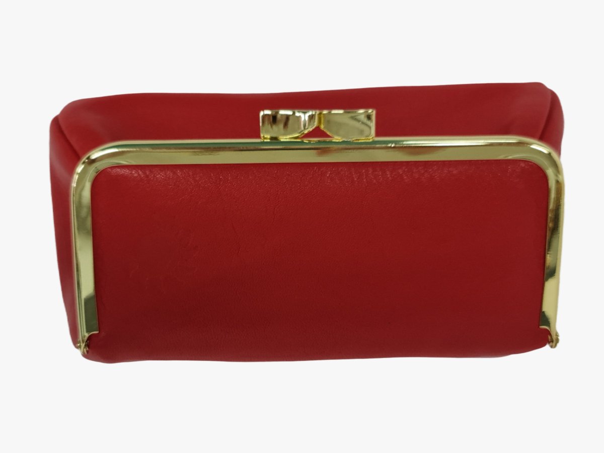 Tomato Red Genuine Leather Travel Bag - Marina Korneev
