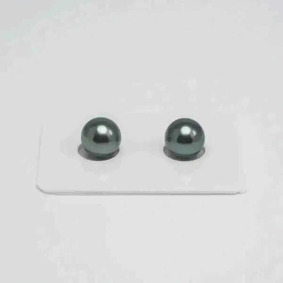 TPr001 - 9 - 10mm Tahitian Pearl Pair - Marina Korneev