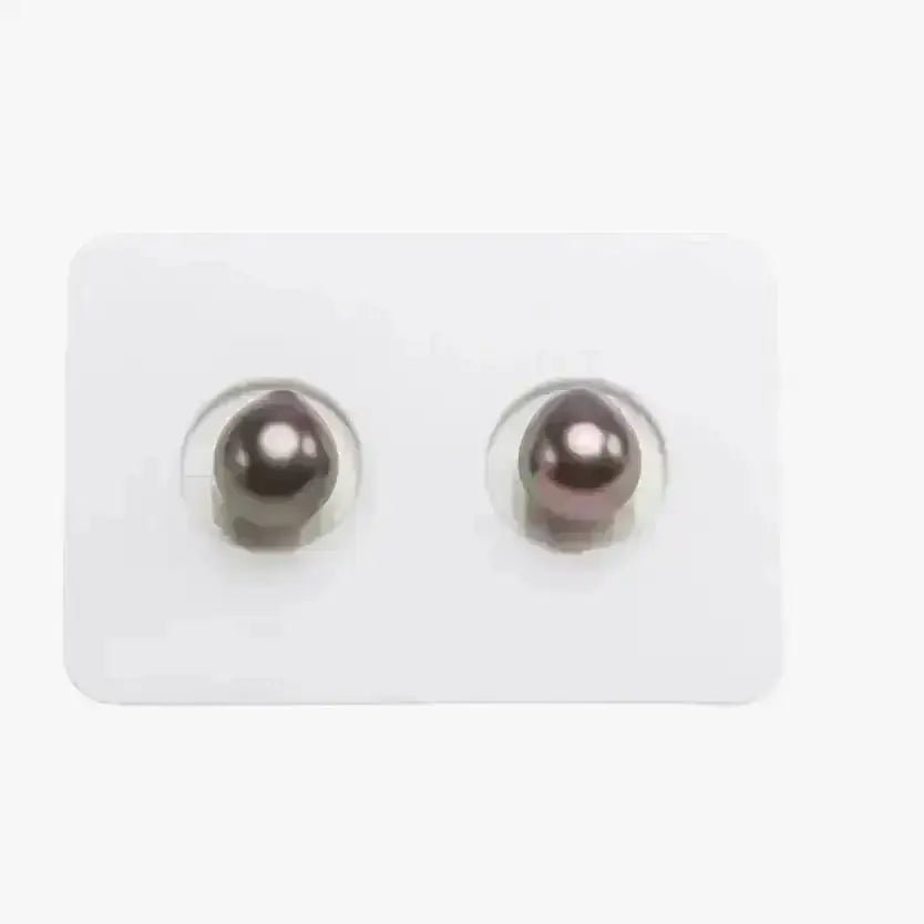 TPr002 - 8 - 9mm Tahitian Pearl Pair - Marina Korneev