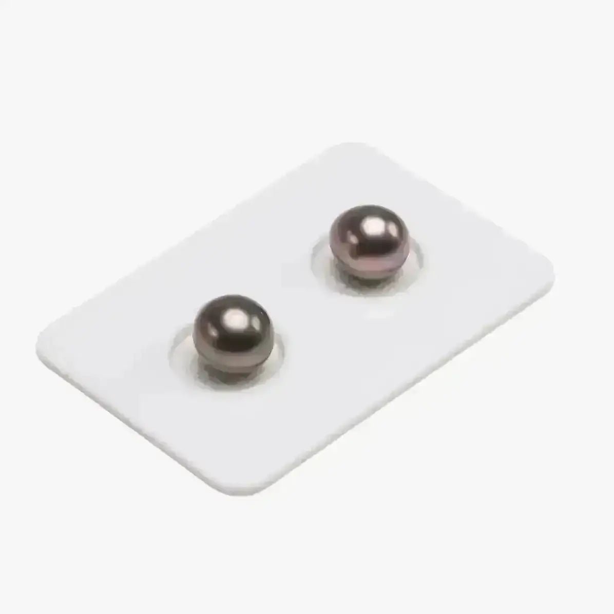 TPr002 - 8 - 9mm Tahitian Pearl Pair - Marina Korneev