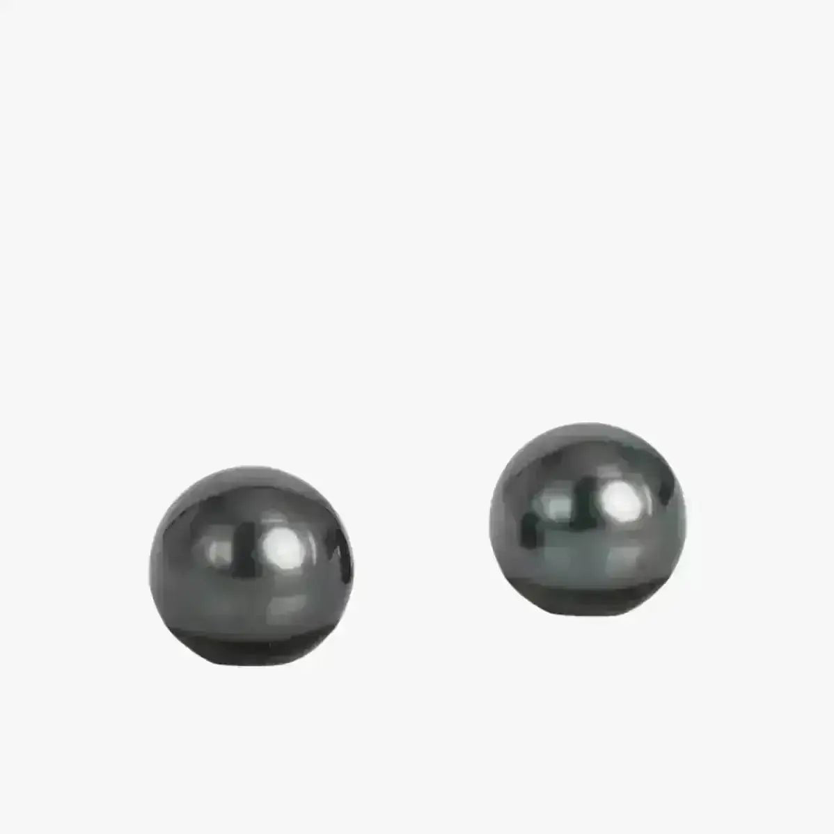 TPr003 - 11 - 12mm Tahitian Pearl Pair - Marina Korneev