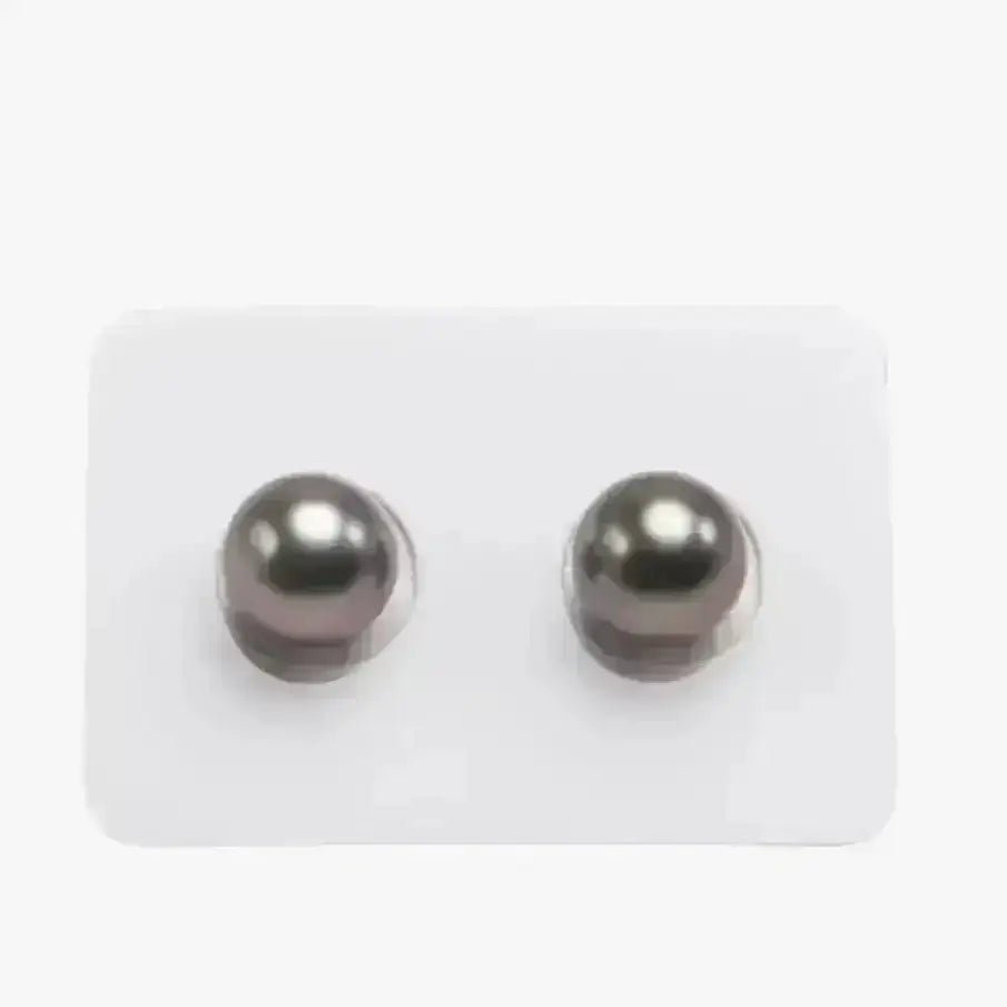 TPr004 - 10 - 11mm Tahitian Pearl Pair - Marina Korneev
