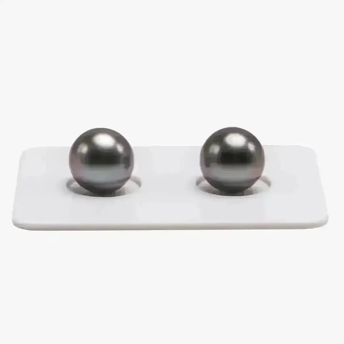 TPr004 - 10 - 11mm Tahitian Pearl Pair - Marina Korneev