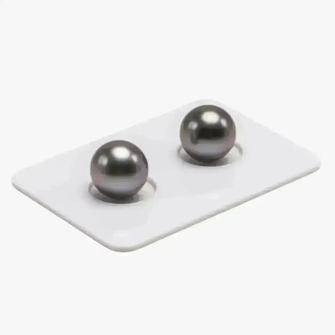 TPr004 - 10 - 11mm Tahitian Pearl Pair - Marina Korneev