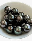 TSP010 - 9 - 11mm Single Tahitian Pearl Elegant Singles and Pairs by Marina Korneev