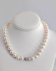 White South Sea Pearl Necklace 14K Gold Marina Pearls