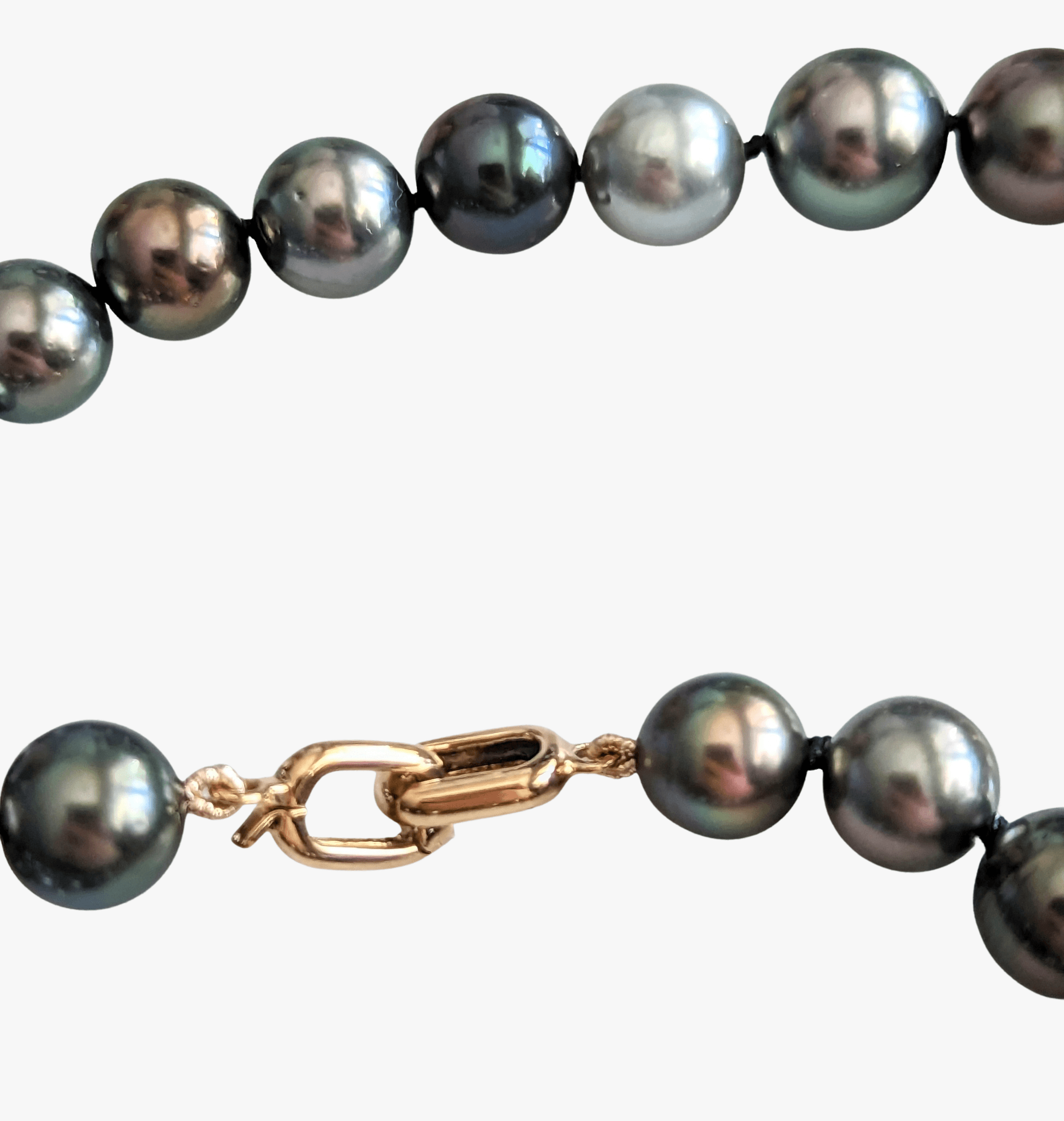 7-8mm Tiny Tahitian Pearl Color Mix Necklace - Marina Korneev Fine Pearls