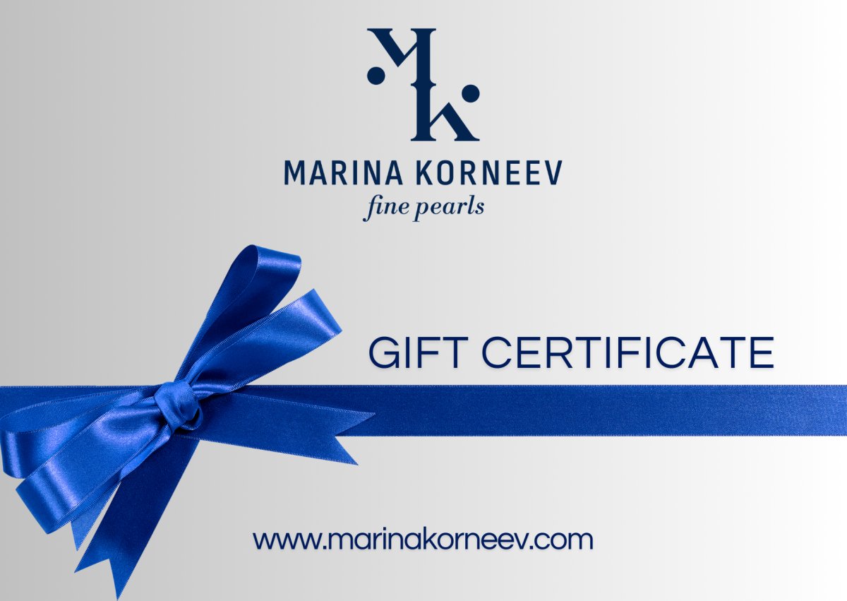The "White Pearl" Gift Certificate - Marina Korneev Fine Pearls