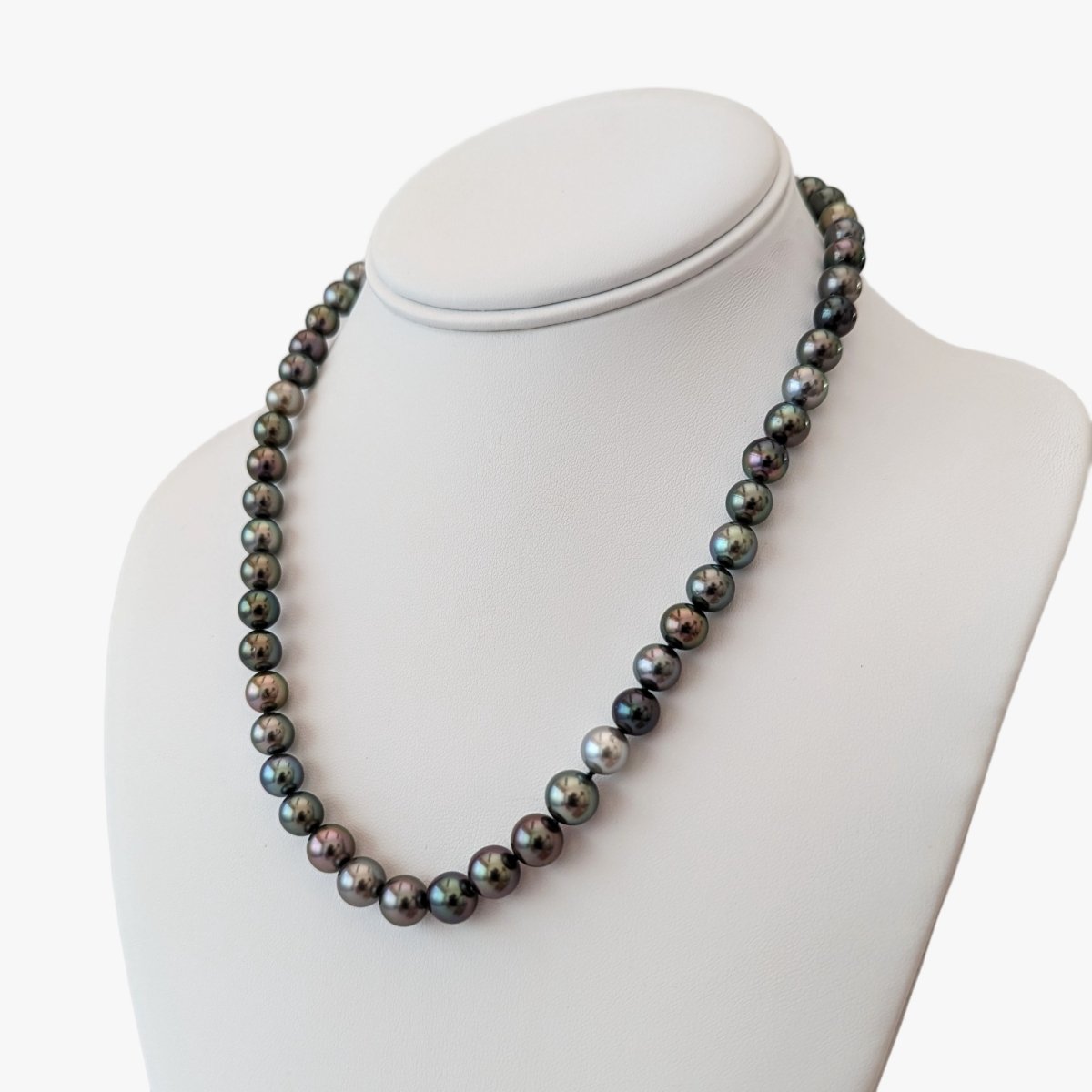 7-8mm Tiny Tahitian Pearl Color Mix Necklace - Marina Korneev Fine Pearls