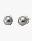 12-13mm Tahitian Pearl Stud Earrings - Marina Korneev Fine Pearls