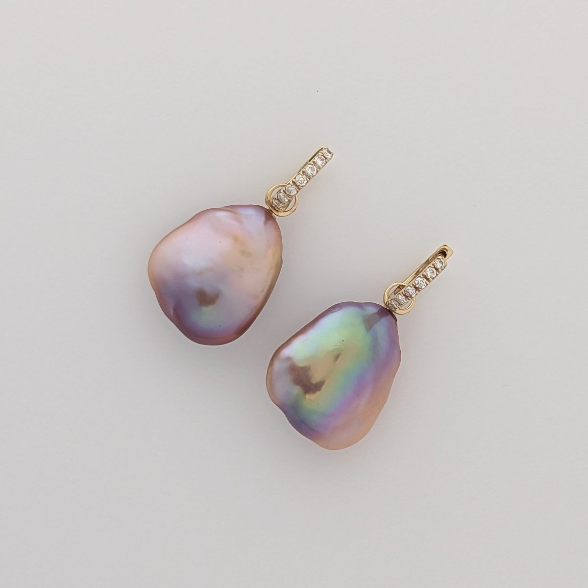 17-18mm Freshwater Pearl Convertible Huggee Earrings - Marina Korneev Fine Pearls