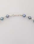 7.5-8.0mm Wire Wrap Dyed Akoya Pearl Necklace - Marina Korneev Fine Pearls