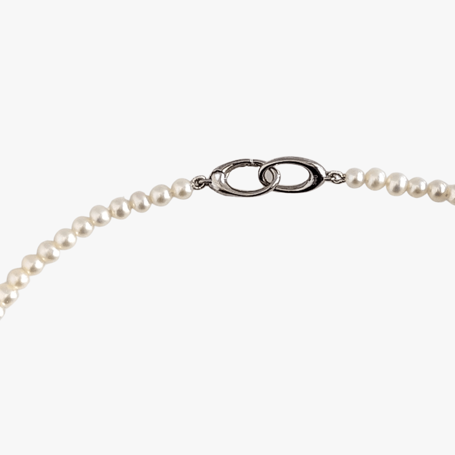 3.5-4.0mm White Seed Freshwater Pearl Necklace - Marina Korneev Fine Pearls