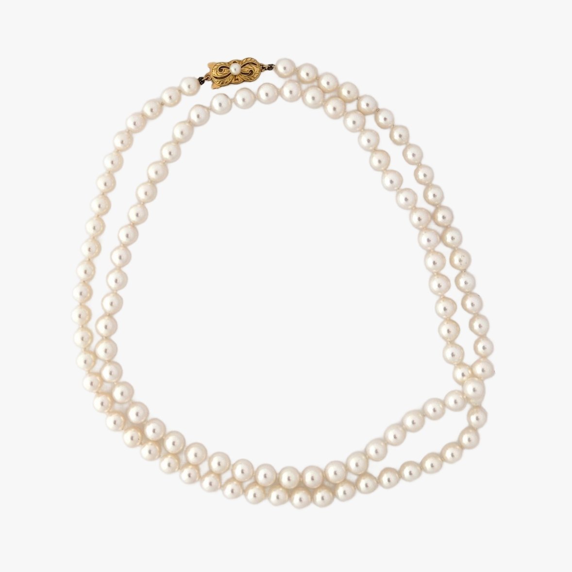 7.0-7.5mm Classic Genuine Mikimoto White Long Akoya Pearl Necklace - Marina Korneev Fine Pearls